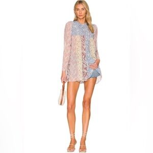 Free People Merrie Mix Print Tunic